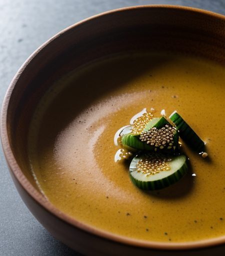 Cucumber in Mustard Dressing recipe image