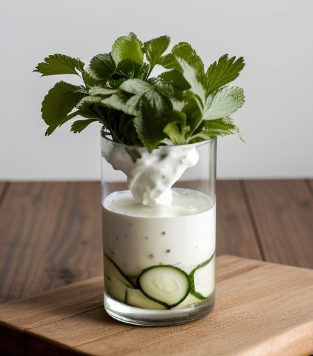 Cucumber in Sour Cream Salad recipe image
