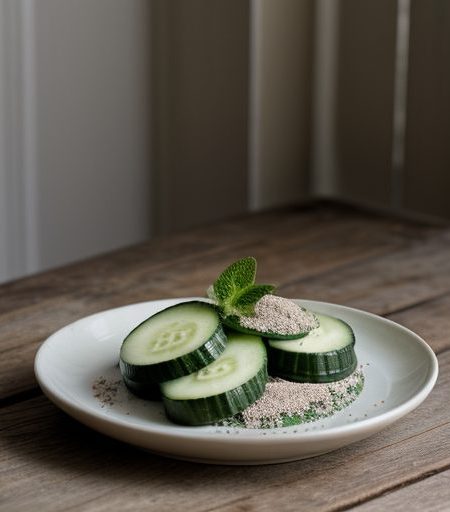 Cucumbers With Yogurt & Mint recipe image
