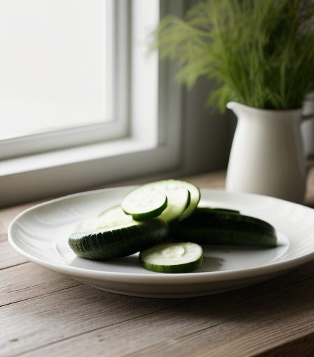Cucumbers in Dill recipe image