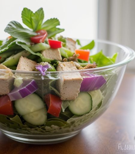 Cumin Crusted Chicken Salad recipe image