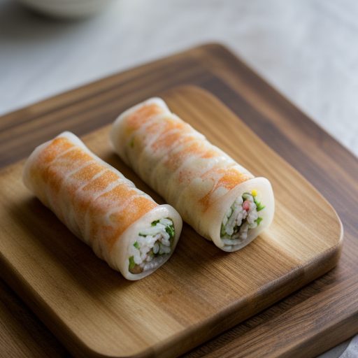 Cuon Tom (Shrimp Rolls recipe image