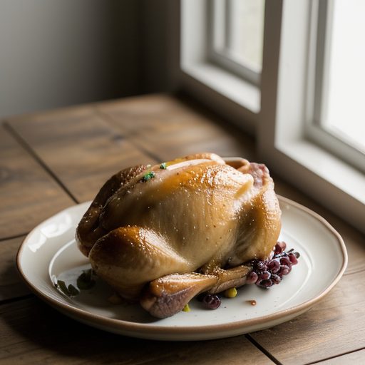 Currant-Glazed Cornish Hens recipe image