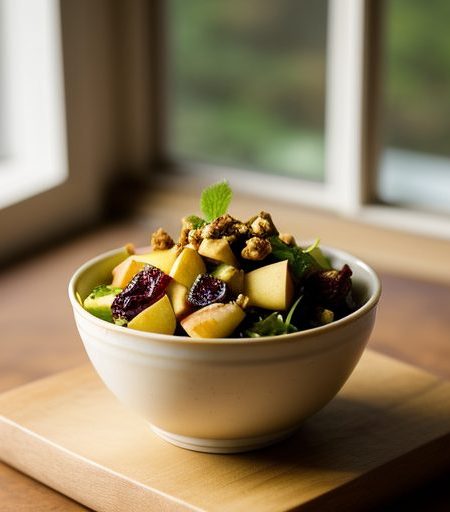 Curried Apple-Raisin Salad recipe image