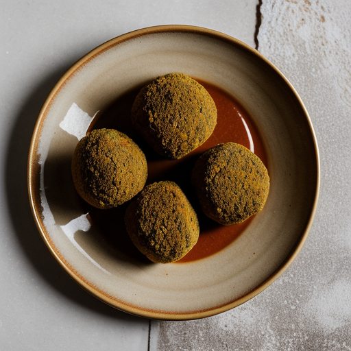 Curried Beef Balls *** Bdgm08 B recipe image