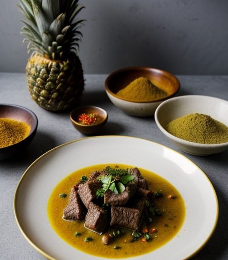 Curried Beef With Fruit recipe image