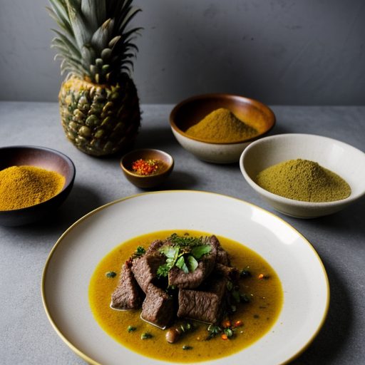 Curried Beef With Fruit recipe image