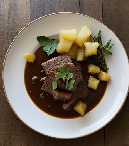Curried Beef With Fruit recipe image