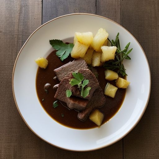 Curried Beef With Fruit recipe image