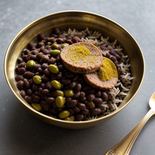 Curried Black Beans and Rice (5 Pts recipe image