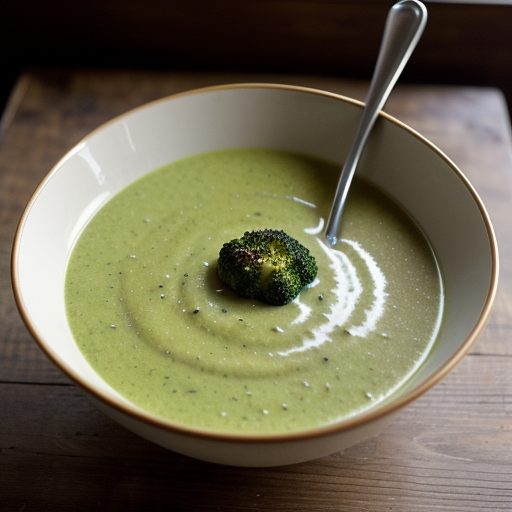 Curried Broccoli Soup recipe image