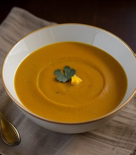 Curried Butternut Squash Soup recipe image