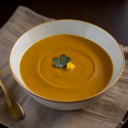 Curried Butternut Squash Soup recipe image