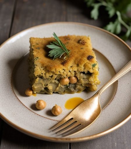 Curried Chick Pea Casserole recipe image