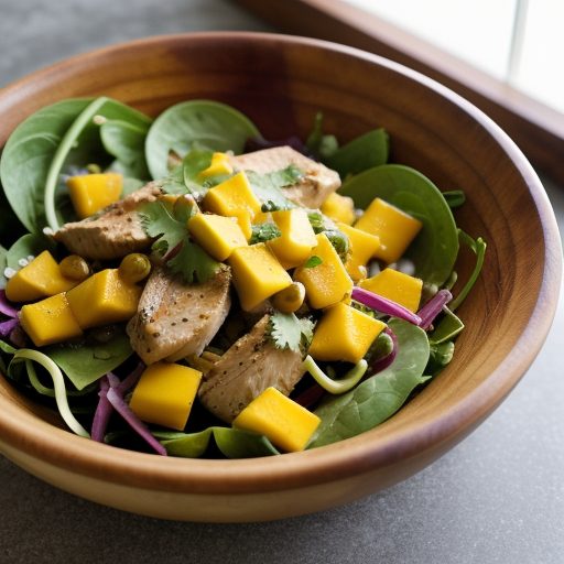 Curried Chicken & Mango Salad recipe image