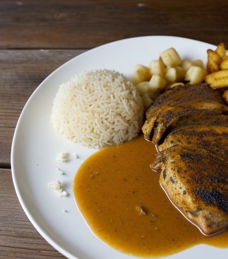 Curried Chicken Platter recipe image