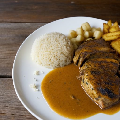 Curried Chicken Platter recipe image