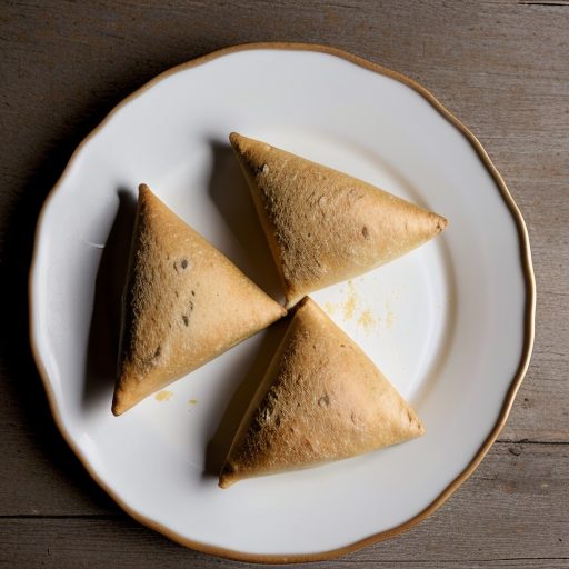 Curried Chicken Triangles #1 recipe image