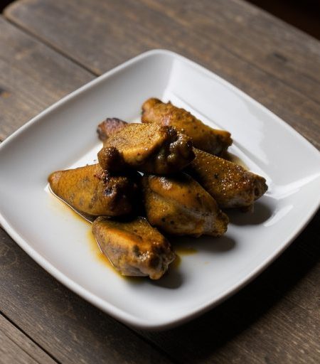 Curried Chicken Wings recipe image