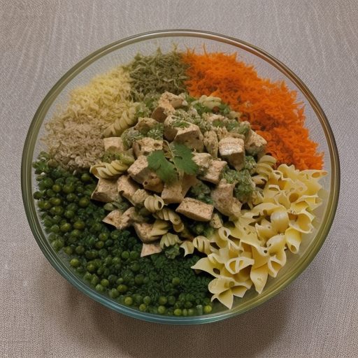 Curried Chicken and Bow Tie Pasta Salad recipe image
