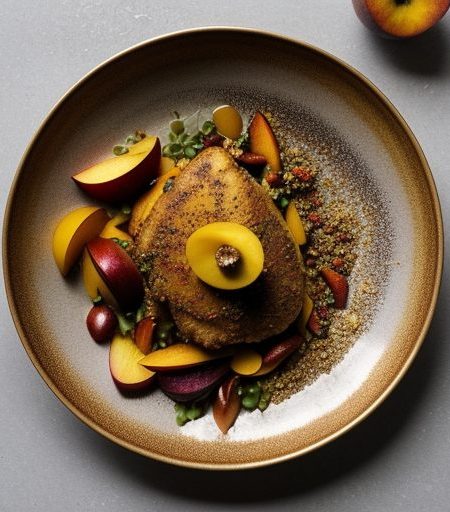Curried Chicken and Nectarines recipe image
