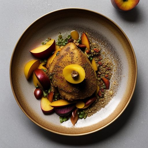 Curried Chicken and Nectarines recipe image