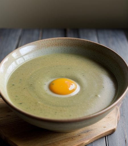 Curried Cold Asparagus Soup recipe image