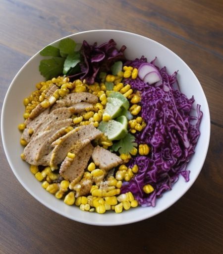 Curried Corn & Chicken Salad recipe image