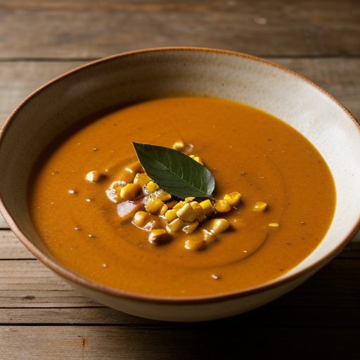 Curried Corn & Tomato Soup recipe image