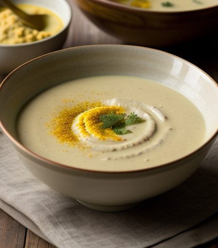 Curried Cream of Cauliflower Soup - *** 1/2 recipe image