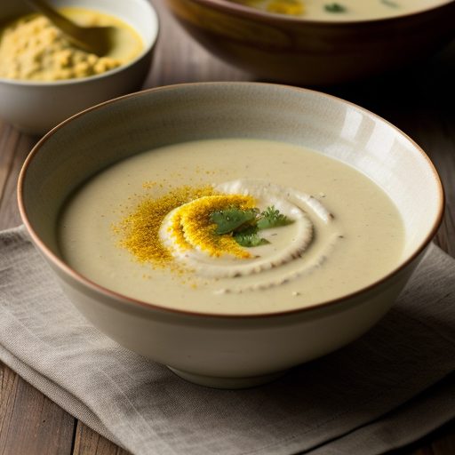 Curried Cream of Cauliflower Soup - *** 1/2 recipe image