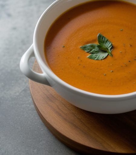 Curried Cucumber and Tomato Soup recipe image