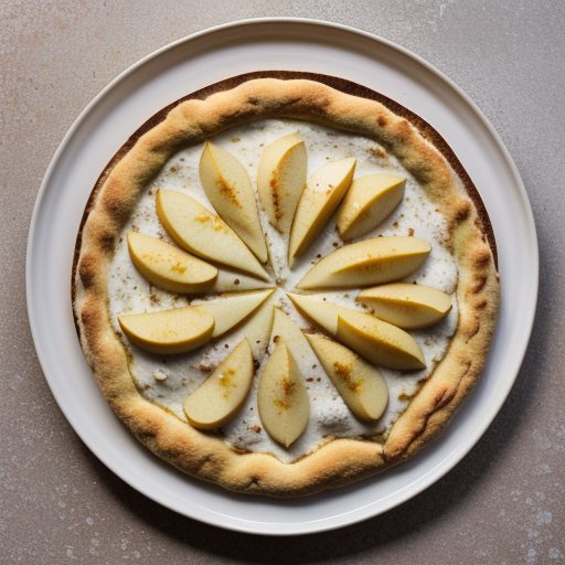 Curried Fruit & Cream Pizza recipe image