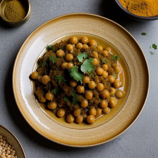 Curried Garbanzo Beans and Potatoes recipe image
