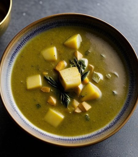 Curried Leek & Potato Soup recipe image