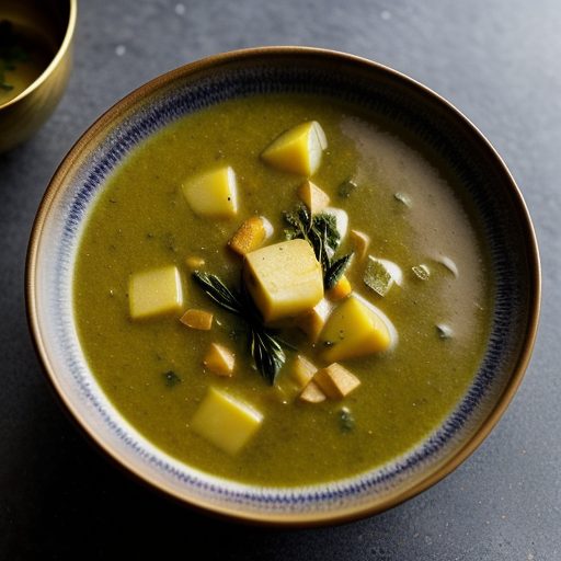 Curried Leek & Potato Soup recipe image