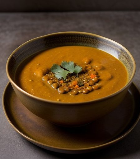 Curried Lentil & Carrot Soup recipe image