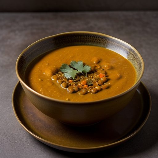 Curried Lentil & Carrot Soup recipe image
