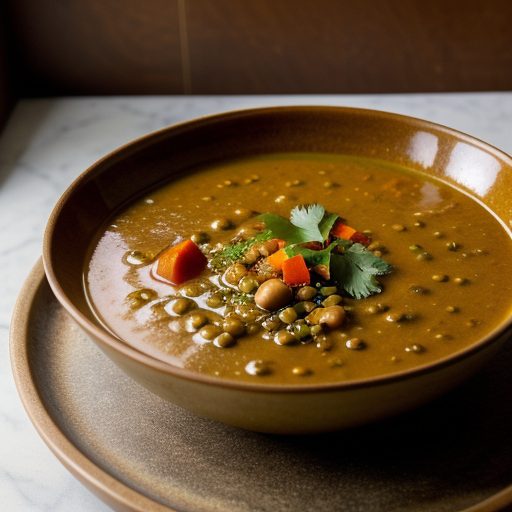 Curried Lentil & Vegetable Soup recipe image