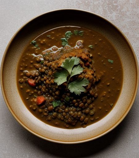 Curried Lentil and Vegetable Stew (3.5 PTS recipe image