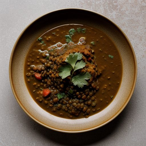 Curried Lentil and Vegetable Stew (3.5 PTS recipe image