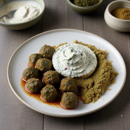Curried Meatballs With Chutney recipe image