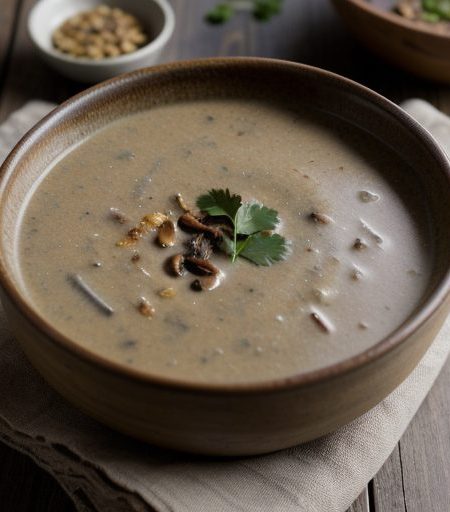 Curried Mushroom Soup recipe image