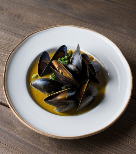 Curried Mussels recipe image