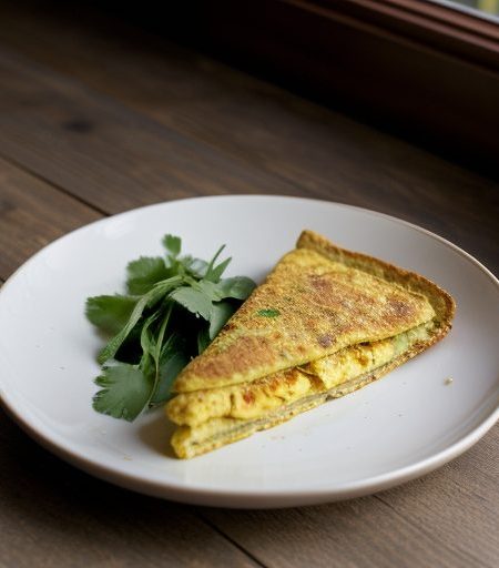 Curried Omelette recipe image