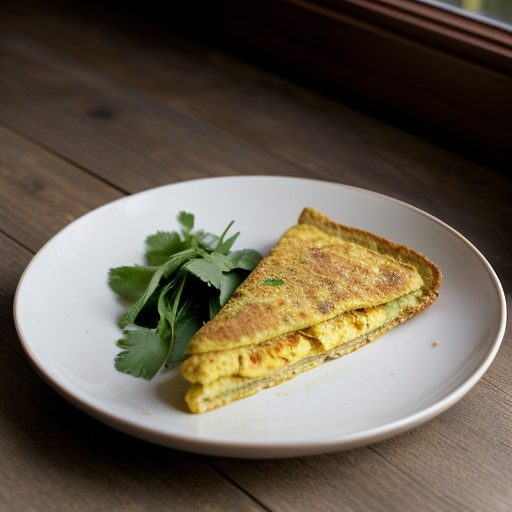 Curried Omelette recipe image