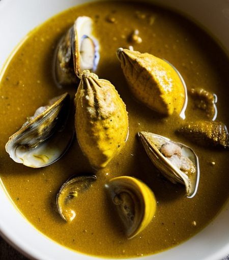 Curried Oysters With Banana Salsa recipe image