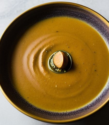 Curried Peanut Soup - Bon Appetit recipe image