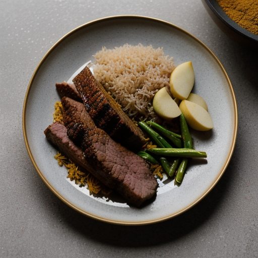 Curried Pork With Rice recipe image