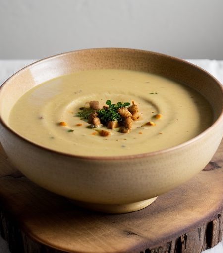 Curried Potato & Cauliflower Soup recipe image